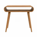 Consolle in Rovere Curvato Naturale 80x40x75 cm