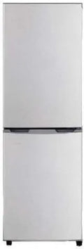Akai Frigorifero Combinato 149L Classe A+ con Congelatore, Argento, Installazione Libera