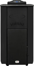 Stufa a Pellet Idro 20KW con WiFi, Efficienza 90%, Autonomia 22H, Programmabile, Colore Nero