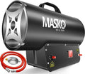 Riscaldatore a Gas MASKO? 30 KW con Generatore d'Aria Calda e Tubo Nero