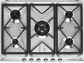 Piano Cottura a Gas Smeg SR975XGH in Acciaio Inossidabile da Incasso