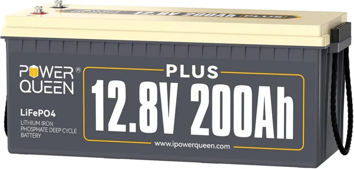 Batteria LiFePO4 12V 200Ah 2560Wh con BMS 200A per Sistemi Solari Off-grid