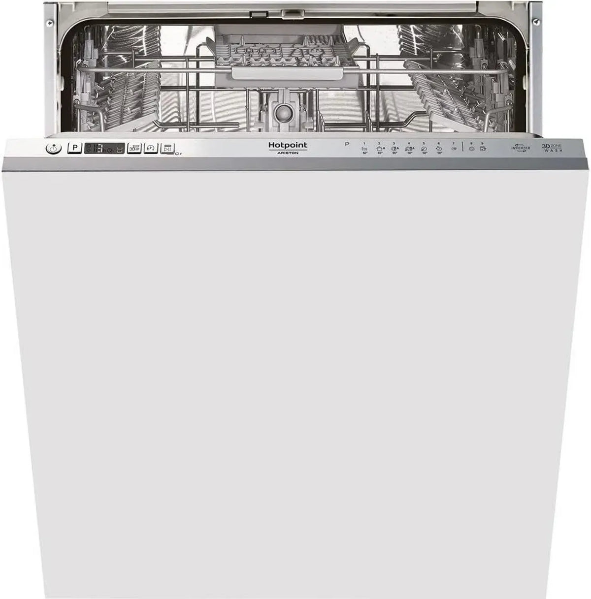 Hotpoint Lavastoviglie Incasso 14 Coperti, Argento, 60 cm
