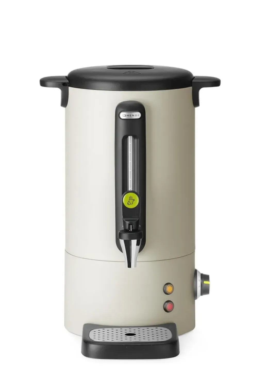 Dispenser HENDI per Bevande Calde 9L, Acciaio Inox, Bianco, 950W