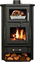 Stufa a Legna con Forno Integrato, Potenza 26 kW, Balkan Energy Feniks RNE
