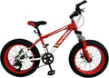 Bicicletta Fat Bike 20' per Bambini, Freni a Disco, Ruote Antiscivolo, Telaio Resistente, MTB 7-12 Anni