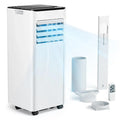 Condizionatore Portatile EUHOMY 9000BTU 2,6kW con Telecomando, 4-in-1, Silenzioso, Display LED, Copertura 25©O, Timer 24h