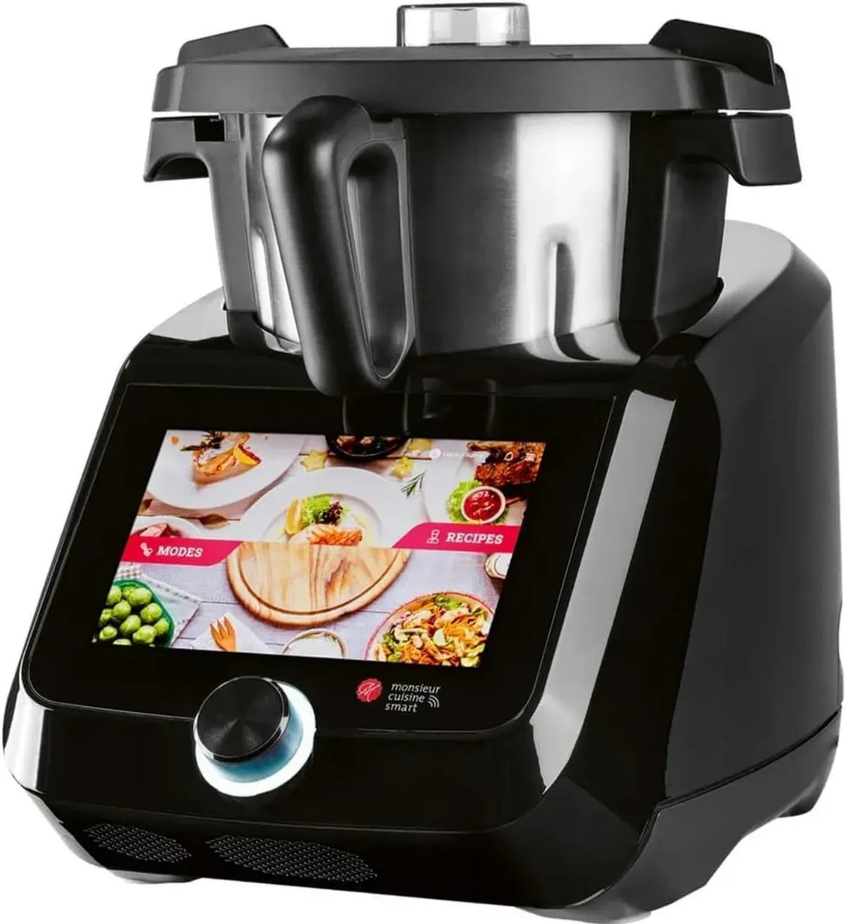 Robot da Cucina Silvercrest Monsieur Cuisine Smart, Edizione Nera, 1200 W