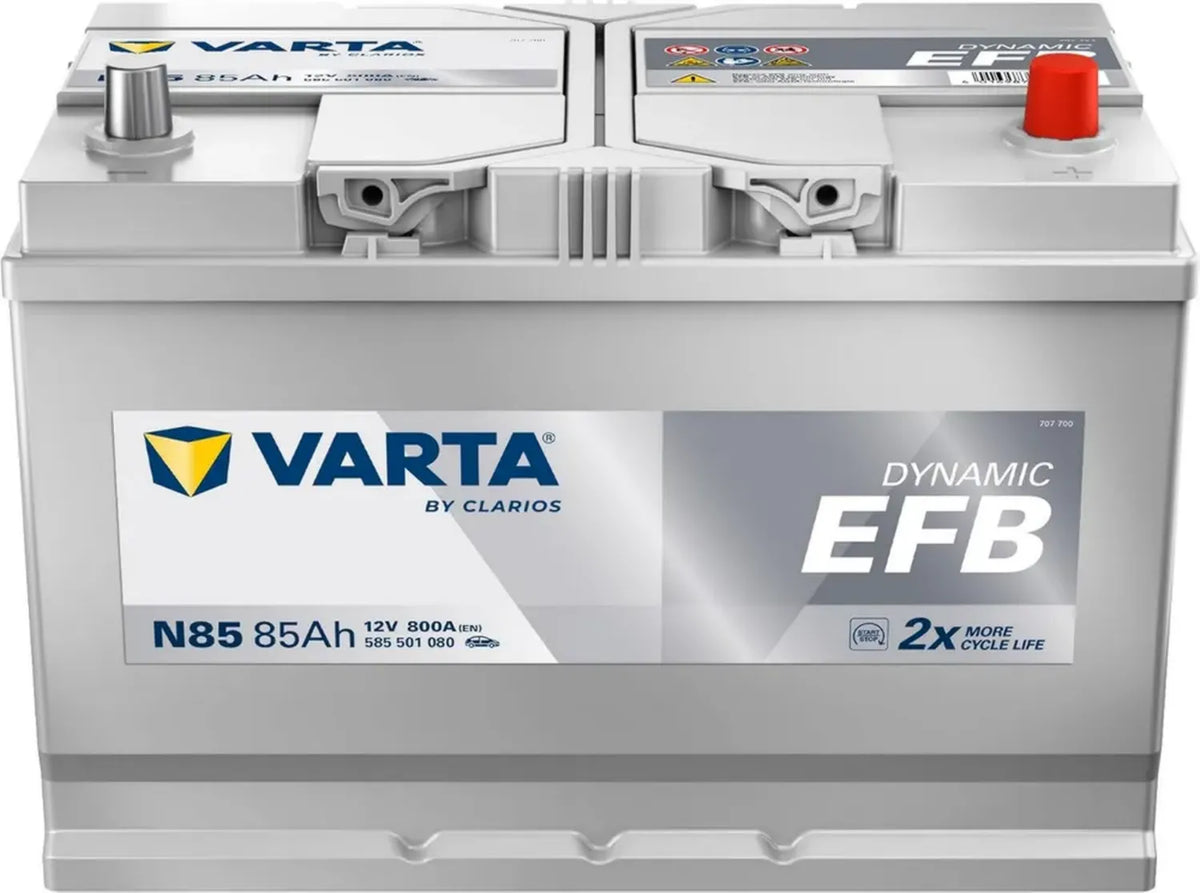 Batteria Auto Varta EFB Start-Stop 12V 85Ah Modello 249/335