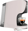 Bialetti Dama, Macchina per Espresso con Cialde Compostabili ESE, Materiale Riciclato, Colore Grigio