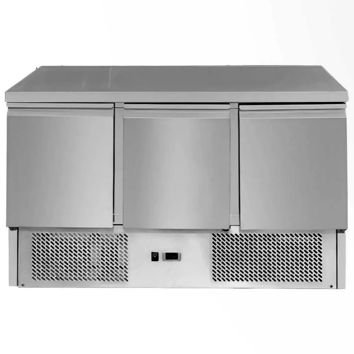 Tavolo Frigorifero Inox a 3 Porte 260L, Profondit¨¤ 700mm, Ideale per Bar e Ristoranti