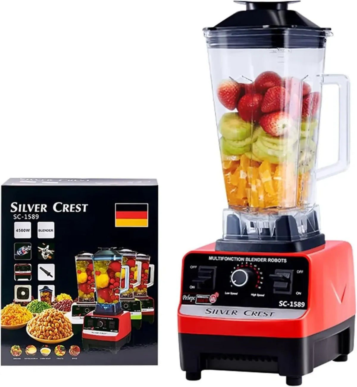 Frullatore Professionale 4500W per Succhi e Frullati - Ideale per Ristoranti e Bar