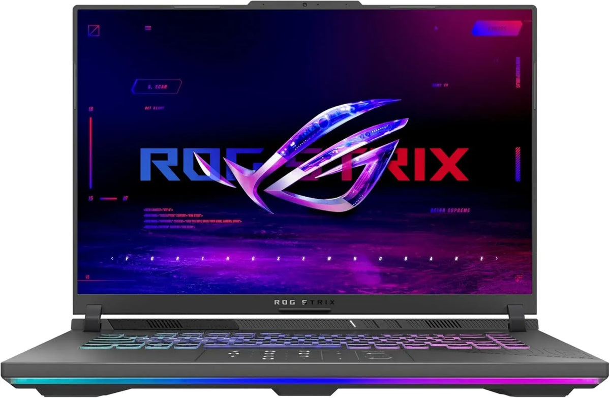 ASUS ROG Strix G16 Portatile Gaming 16' 165Hz Ryzen 9 9955HX, 16GB RAM, 1TB SSD, RTX 5060, Win11, Grigio