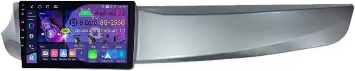 Autoradio Android 15 per Alfa Romeo Giulietta 2010-2014, 9 Pollici, CarPlay, Fotocamera Posteriore, Controlli al Volante, Bluetooth, GPS, FM, WiFi