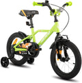 HILAND Bicicletta per Bambini 2-10 Anni con Freno Manuale e Cavalletto