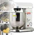 Impastatrice Elettrica Professionale 10L con Pulse, 3 Velocit¨¤ per Cucina e Ristorante - Ciotola Acciaio, Gancio, Frusta inclusi