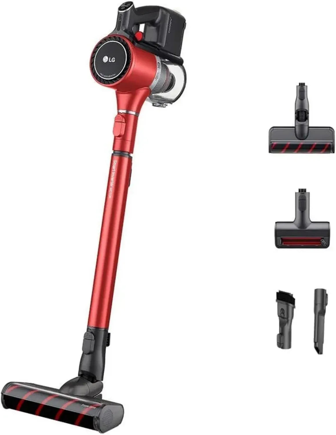 LG Cordzero A9K Aspirapolvere Senza Fili 200W, Autonomia 120 Min, Wi-Fi, 2 Spazzole e Accessori, Scopa Elettrica con Tubo Telescopico