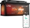 Batteria LiFePo4 12V 100Ah con Bluetooth e Riscaldamento Intelligente, Adatta per Caravan e Sistemi Solari