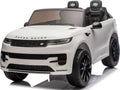 SUV Elettrico per Bambini con Telecomando, Sedili in Pelle, Luci LED, Bluetooth - Range Rover Sport 2 Posti Bianco