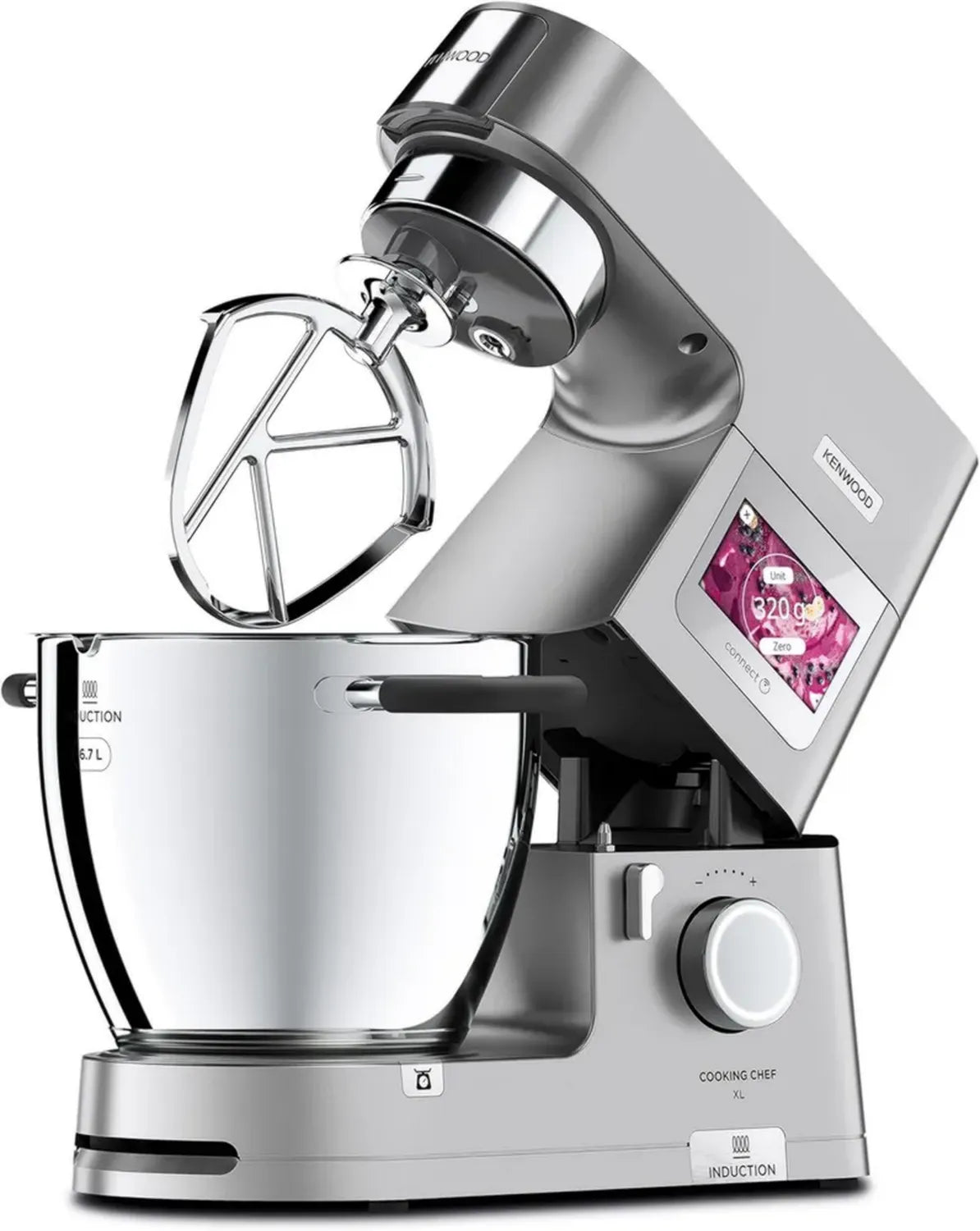 Kenwood Robot da Cucina Cooking Chef XL, 6.7L, 1500W, Frusta K e Bilancia