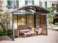 Casetta da Giardino in Legno Naturale 4,28 m2 Moderna e Spaziosa