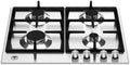 Piano Cottura Incasso 60 cm in Acciaio Inox con 4 Fuochi a Gas