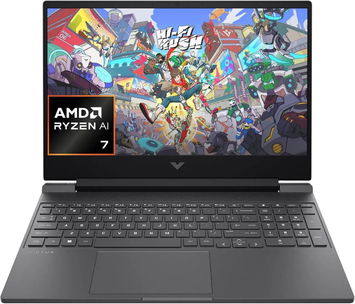 HP Victus 15: Laptop 15.6' FHD, Ryzen 7, 16GB RAM, 1TB SSD, RTX 5060, Windows 11