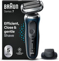Braun Series 7 Rasoio Elettrico Uomo con Regolabarba, Rifinitore Preciso 360¡ã Flex, Wet&Dry, Ricaricabile, Custodia Viaggio, Wireless, Perfetto per Regali