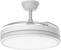Ventilatore da Soffitto 106cm con Luce e Pale Retrattili, Silenzioso, Telecomando e Motore DC, 6 Velocit¨¤, Ideale per Camera, Cucina, Soggiorno