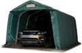 Capannone Garage in PVC Verde 3,3x4,8m con Struttura in Acciaio Robusta