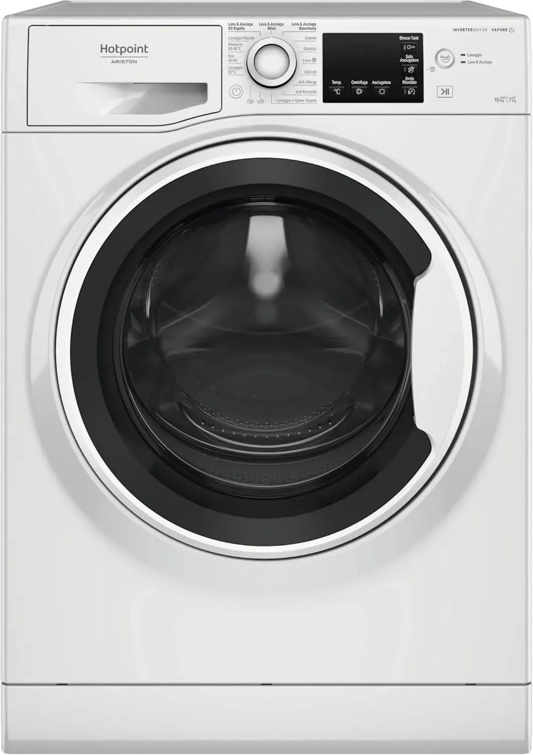 Hotpoint Ariston Lavasciuga 10+7 Kg Classe D con Inverter e 1400 Giri