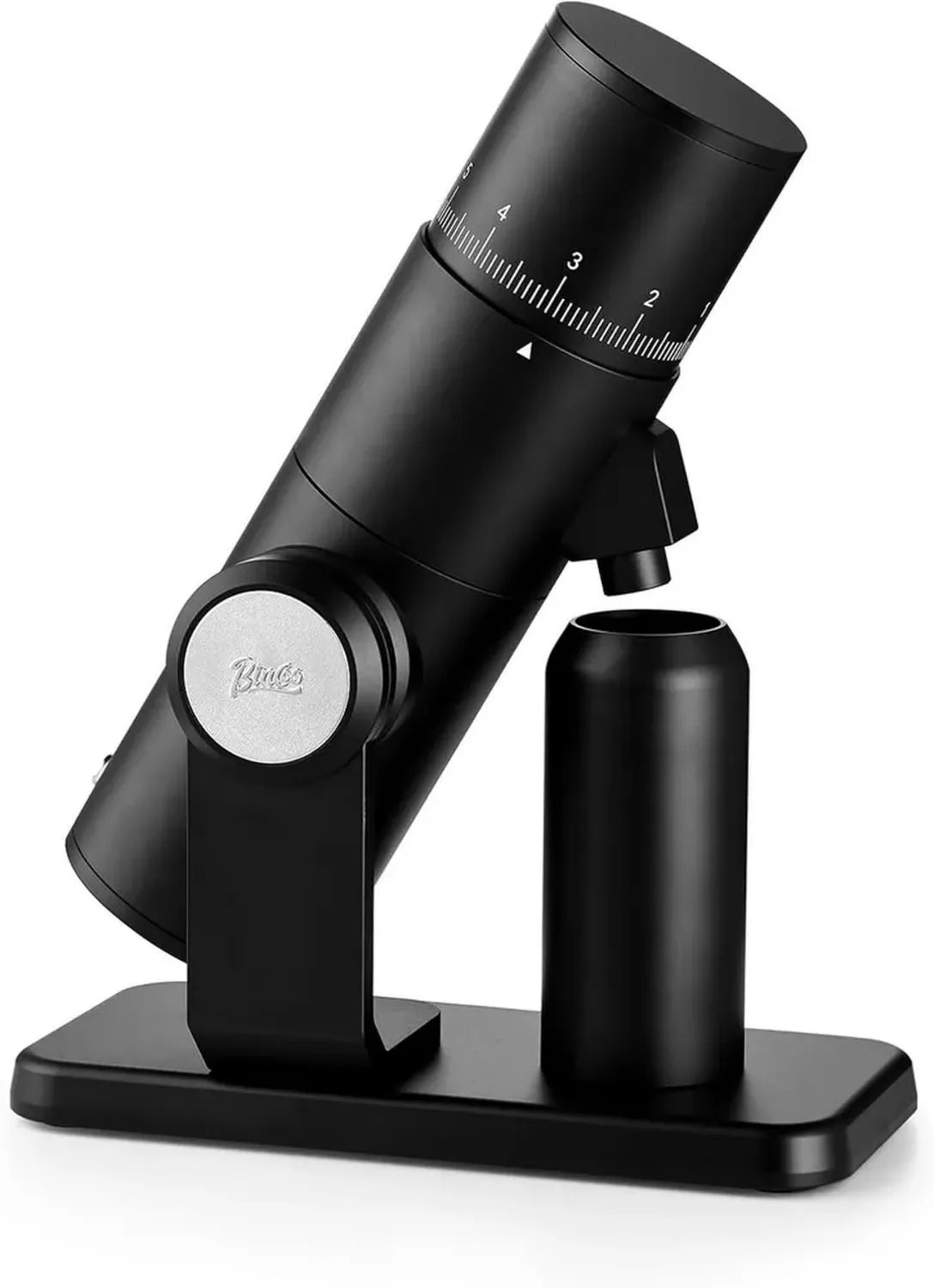 Macinacaff¨¨ elettrico con fresa in acciaio inox e dosatore magnetico - Nero