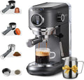 Macchina da caff¨¨ espresso con montalatte e selezione quantit¨¤, compatibile Nes* e DG*