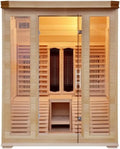 Sauna a Infrarossi 150x150 cm per Due Persone con Cromoterapia