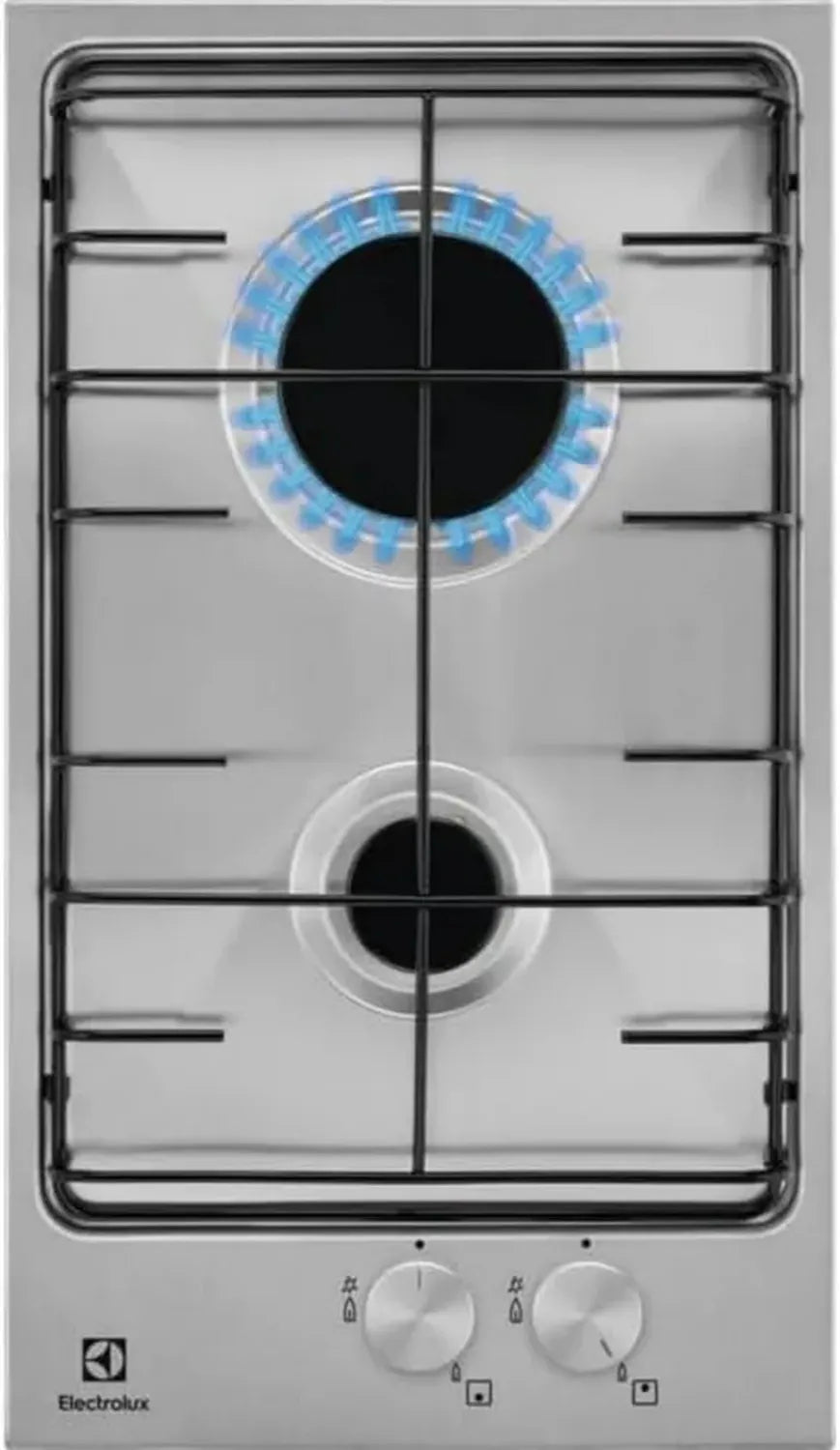 Electrolux Piano Cottura Domino 2 Fuochi in Acciaio Inox 29 cm Serie 300