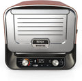 Forno Elettrico Ninja Woodfire 8 in 1 per Esterno, Smoker e Arrosto Alta Temperatura, BBQ con Piastra e Pietra Pizza, Modello Arancione OO101EU
