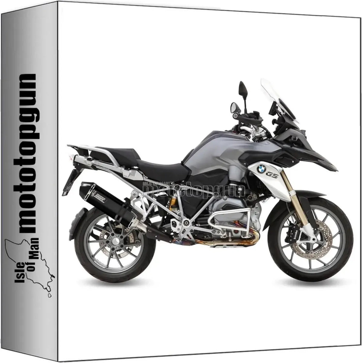 Scarico MIVV Speed Edge Nero in Carbonio per BMW R 1200 GS Adventure 2013-2018 Omologato