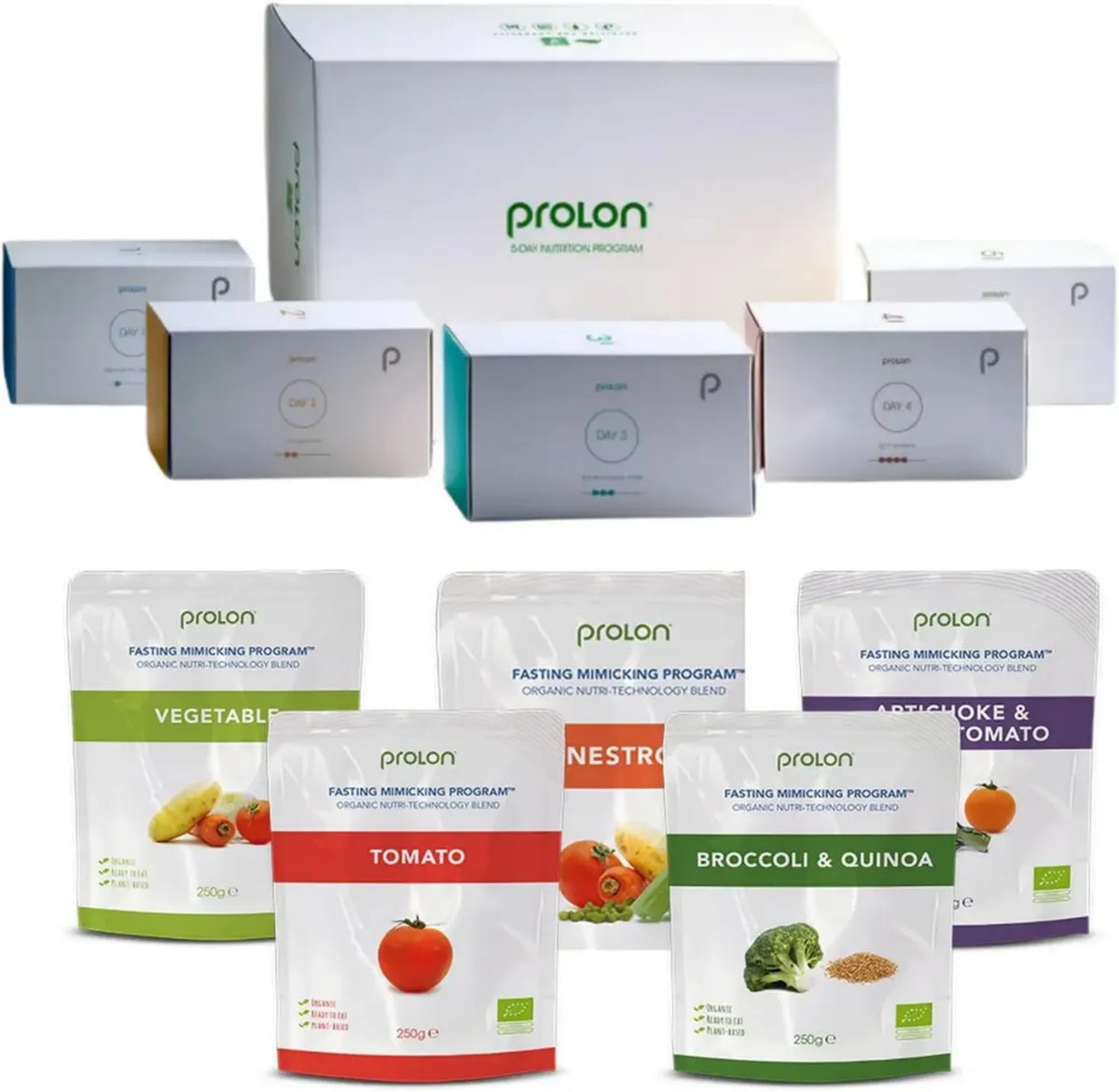 ProLon ¨C Dieta a Base Vegetale ¨C Programma Nutrizionale di 5 Giorni ¨C Zuppe Bio Senza Glutine ¨C Prodotto in Italia