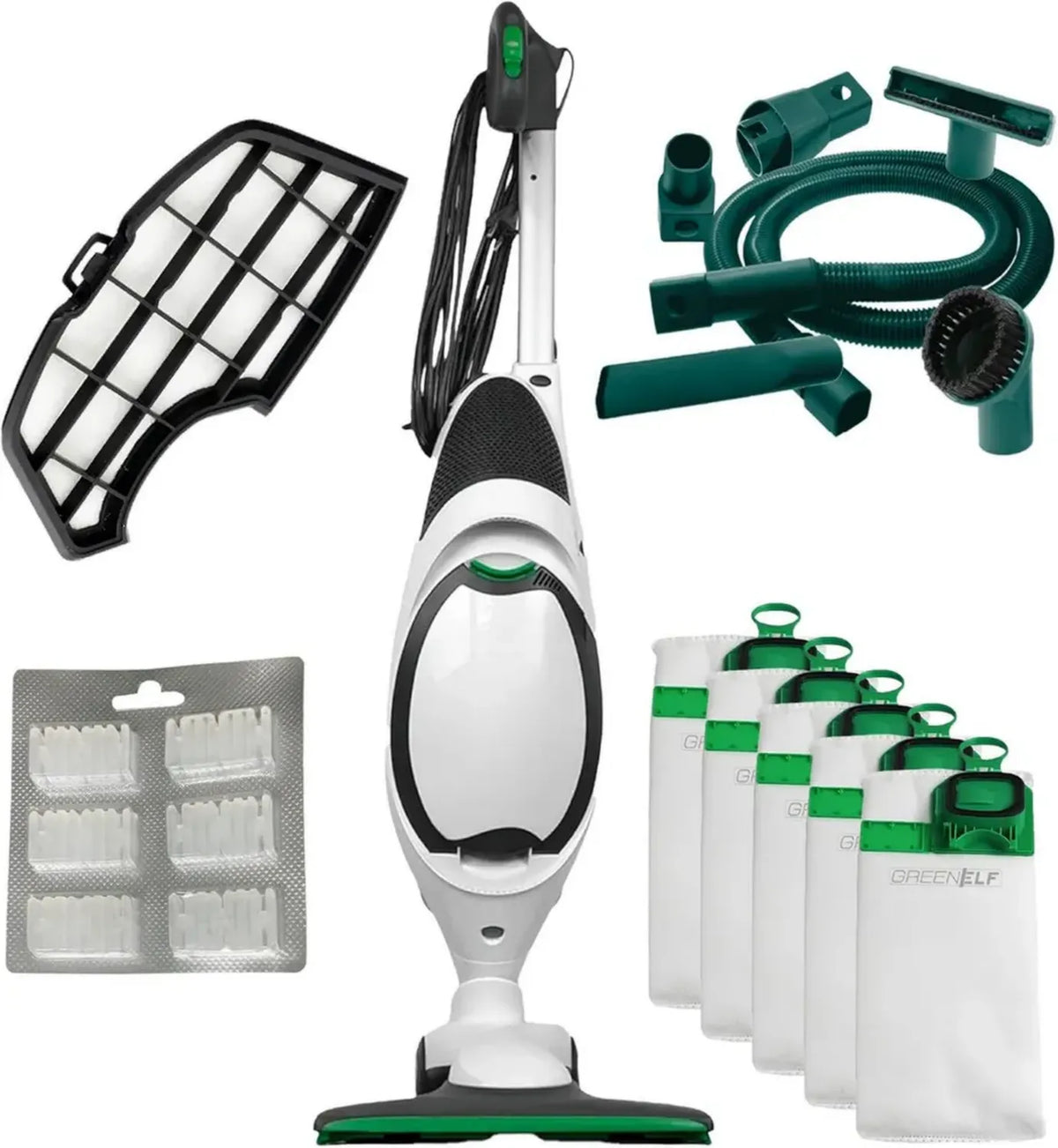 Aspirapolvere Folletto VK150 con Accessori Compatibili e Garanzia