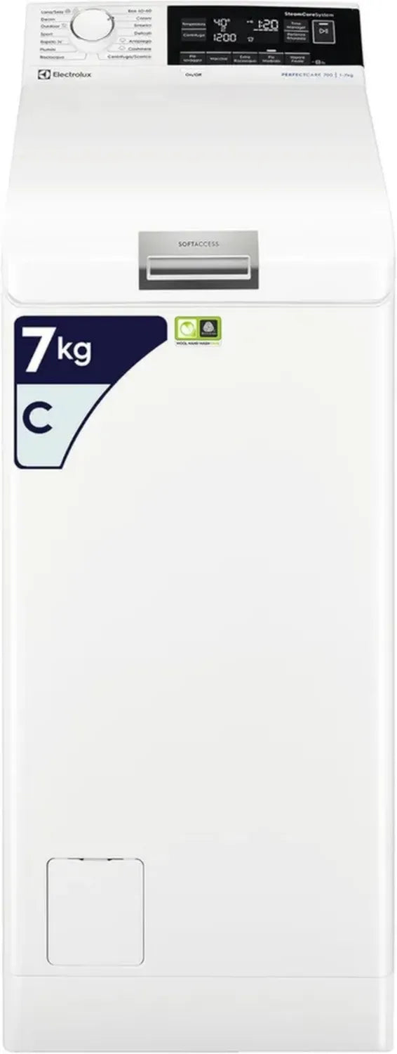 Lavatrice Top Electrolux PerfectCare 700 7 kg con SensiCare e SteamCare