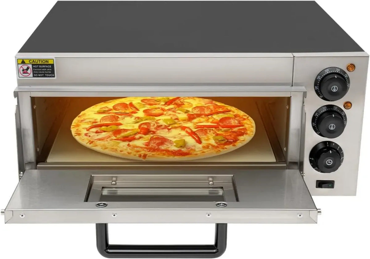 Forno Elettrico Compatto per Pizza, 2000W, 20L, Temperatura Regolabile 50-350¡ãC, Ideale per Casa, Ristoranti e Hotel