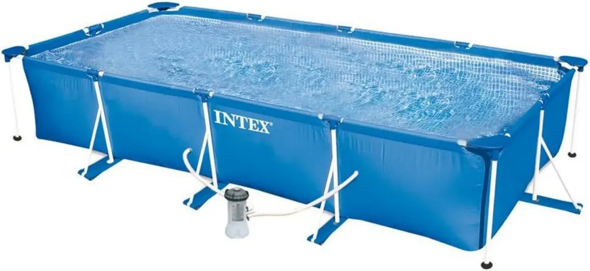 Piscina Rettangolare Intex con Pompa Filtro, 450x220x84 cm
