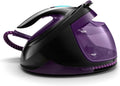 Ferro da Stiro con Caldaia Philips PerfectCare Elite Plus - 2700W, Vapore Potente 550g, 7,7 Bar, OptimalTEMP, Serbatoio 1,8L, Viola/Nero