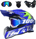 Casco Completo Motocross Unisex con Accessori Inclusi