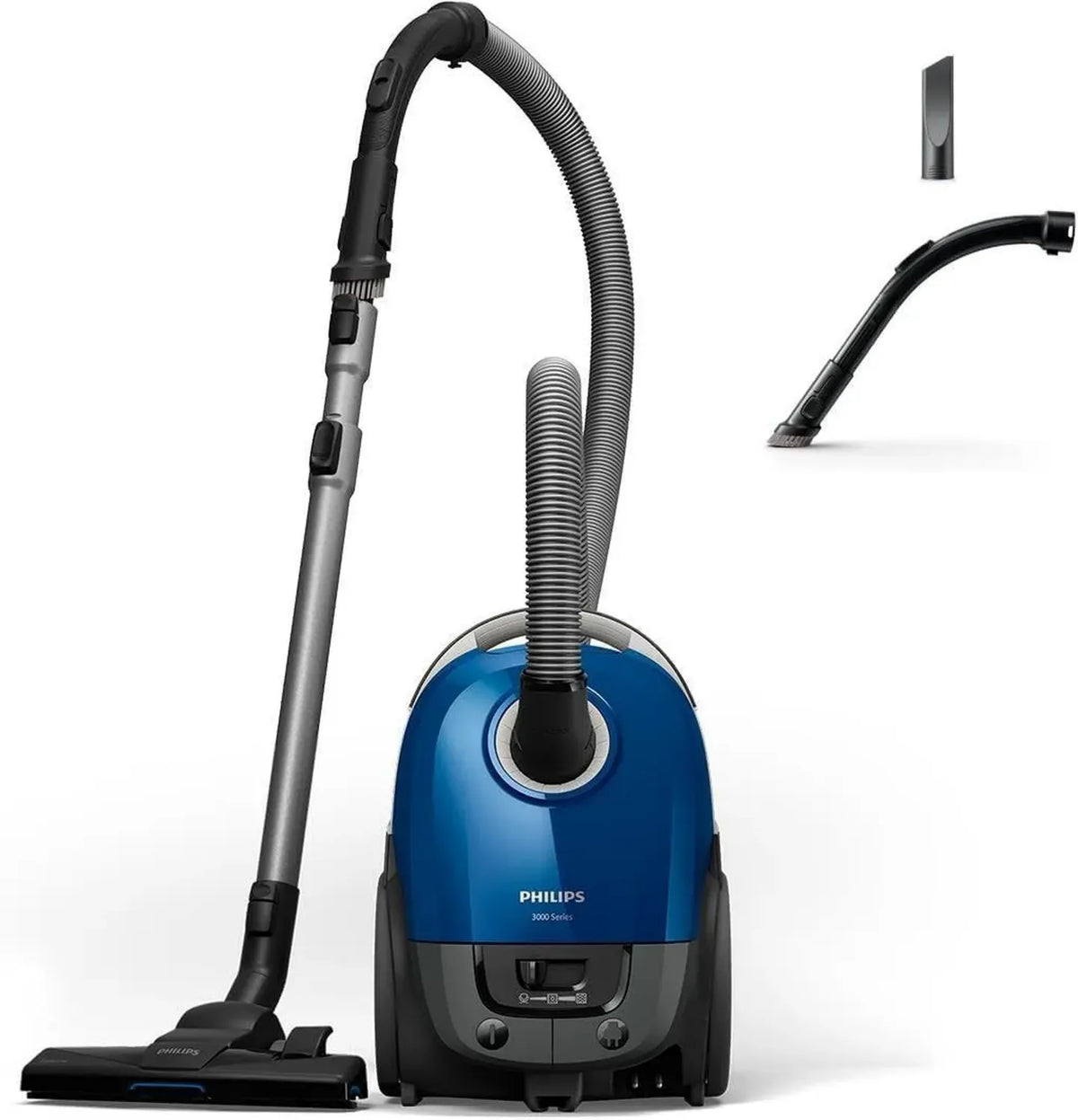 Aspirapolvere Philips 3000, 900W con Sacco, AirflowMax, Filtro HEPA, Raggio 9m