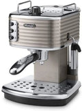 De'Longhi Scultura ECZ351.BG Macchina per Espresso e Cappuccino Manuale, Compatibile con Caff¨¨ Macinato e Cialde E.S.E., 1100 W, Beige