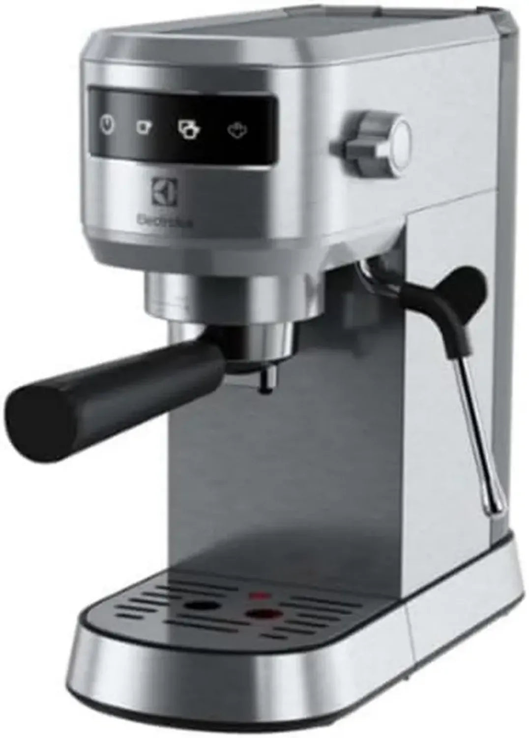 Macchina per Espresso Electrolux in Acciaio Inossidabile con Montalatte e Tecnologia di Controllo del Calore, 1250 W