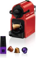 Krups Nespresso Inissia, Macchina Espresso Compatta 1260W, Colore Rosso Rubino