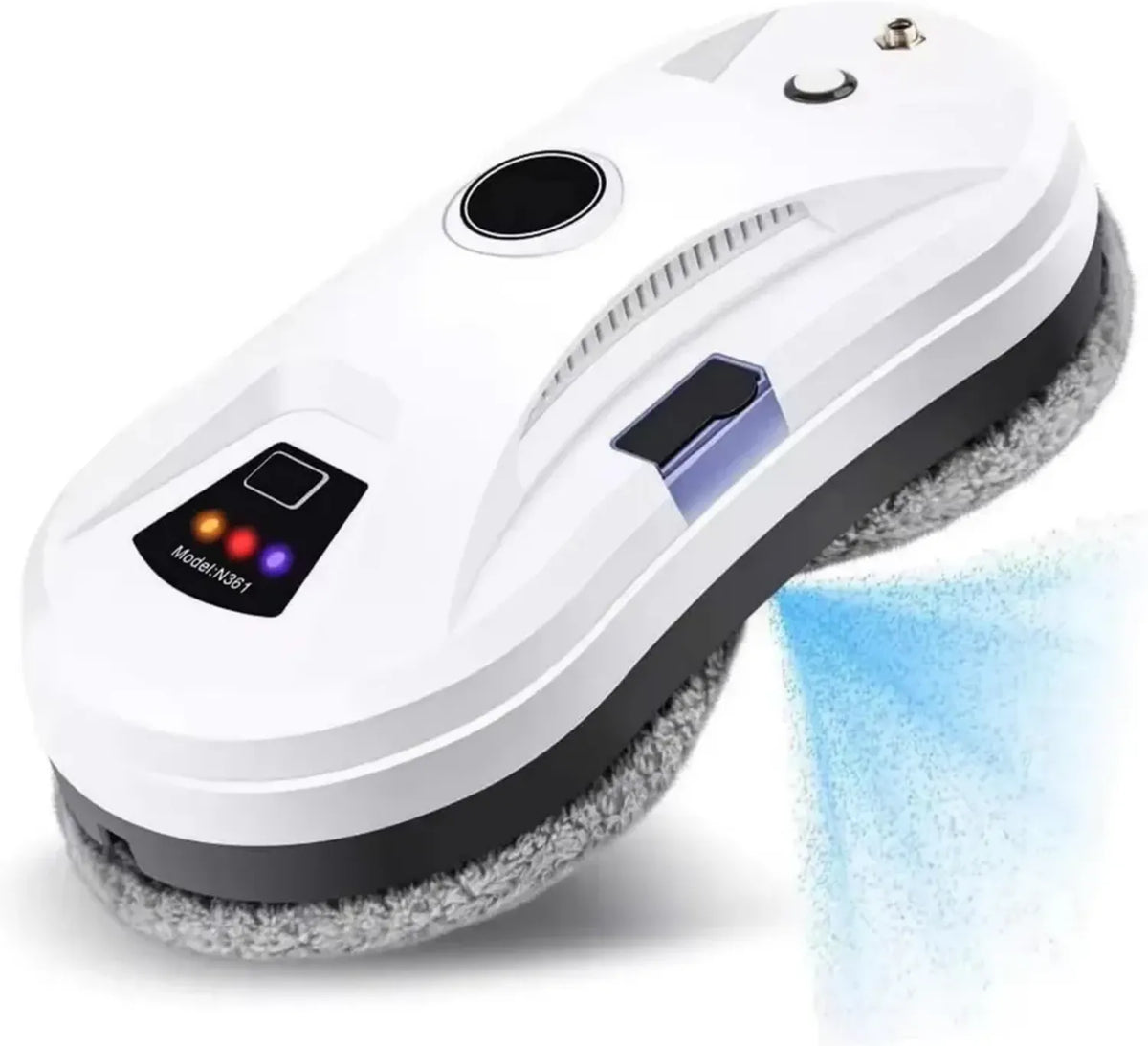 Pulitore Robotico per Vetri Senza Fili con Spruzzo Automatico