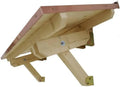 Tettoia in Legno di Abete con Kit di Montaggio Completo, Design Moderno, 350 x 60 cm